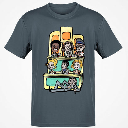 Classic Unisex T-Shirt - F4QHYXFL - Charcoal - 3