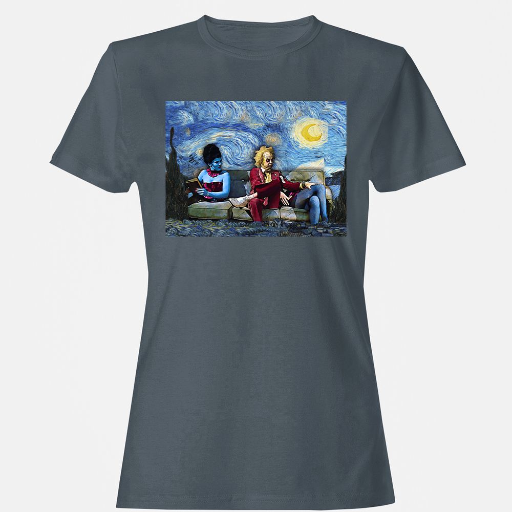 Women's T-Shirt - FB7PXHZ9 - Charcoal - 3