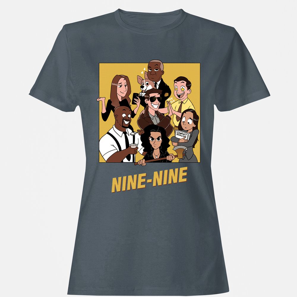 Women's T-Shirt - NECJR3FT - Charcoal - 3