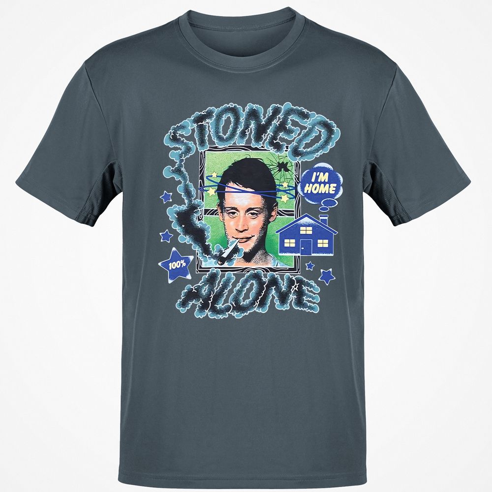 Stoned home alone - Charcoal - 3