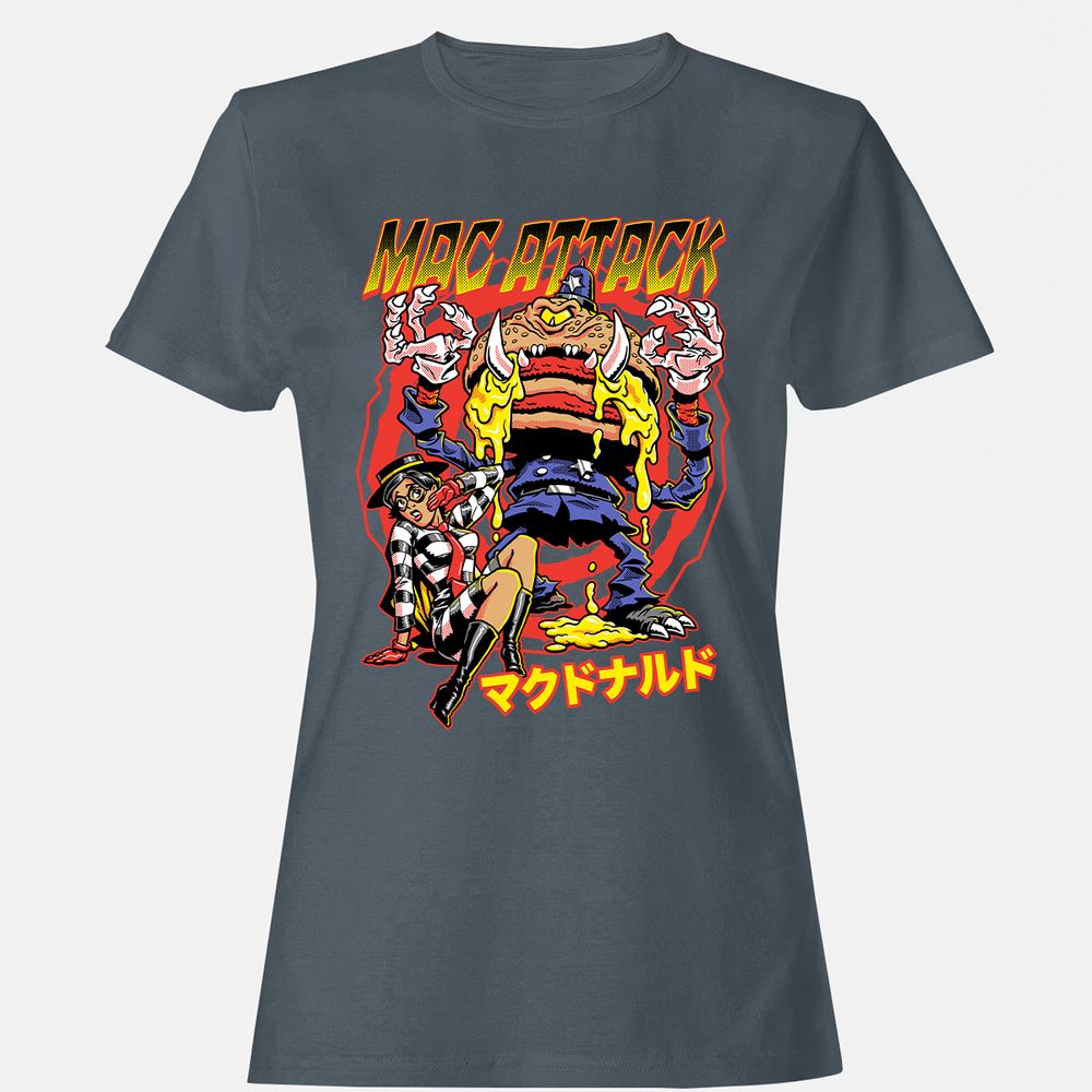 Women's T-Shirt - 3QEAEXXR - Charcoal - 3