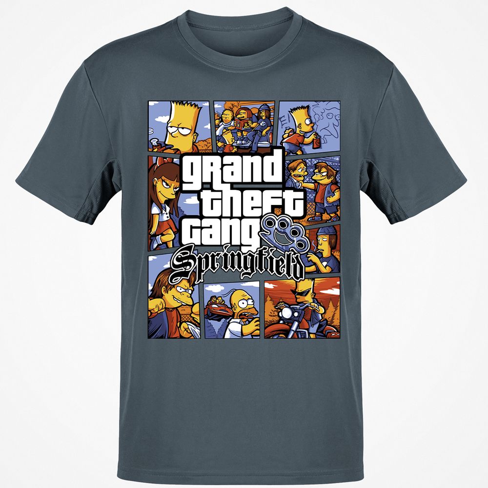 Classic Unisex T-Shirt - K7RQZ4BU - Charcoal - 3
