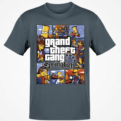 Classic Unisex T-Shirt - K7RQZ4BU - Charcoal - 3