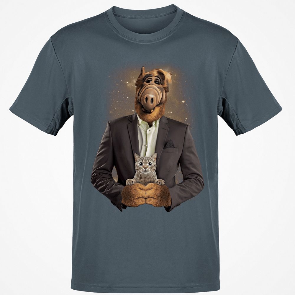 Classic Unisex T-Shirt - XZE8UFCW - Charcoal - 3