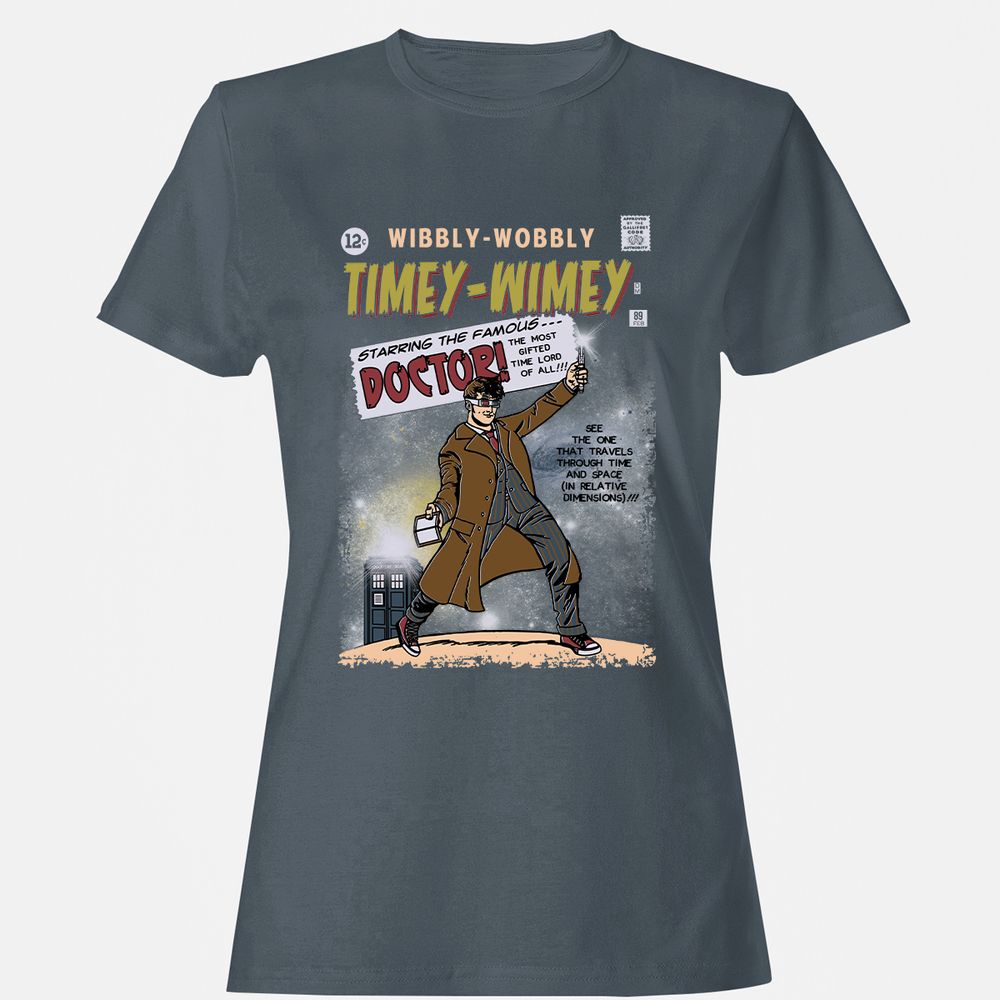 Women's T-Shirt - CE7KT7PV - Charcoal - 3