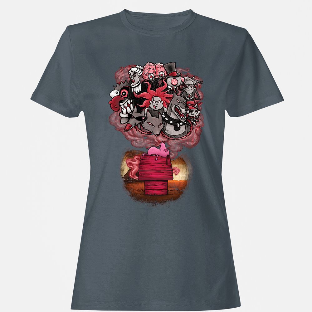 Women's T-Shirt - YQCTWS2W - Charcoal - 3