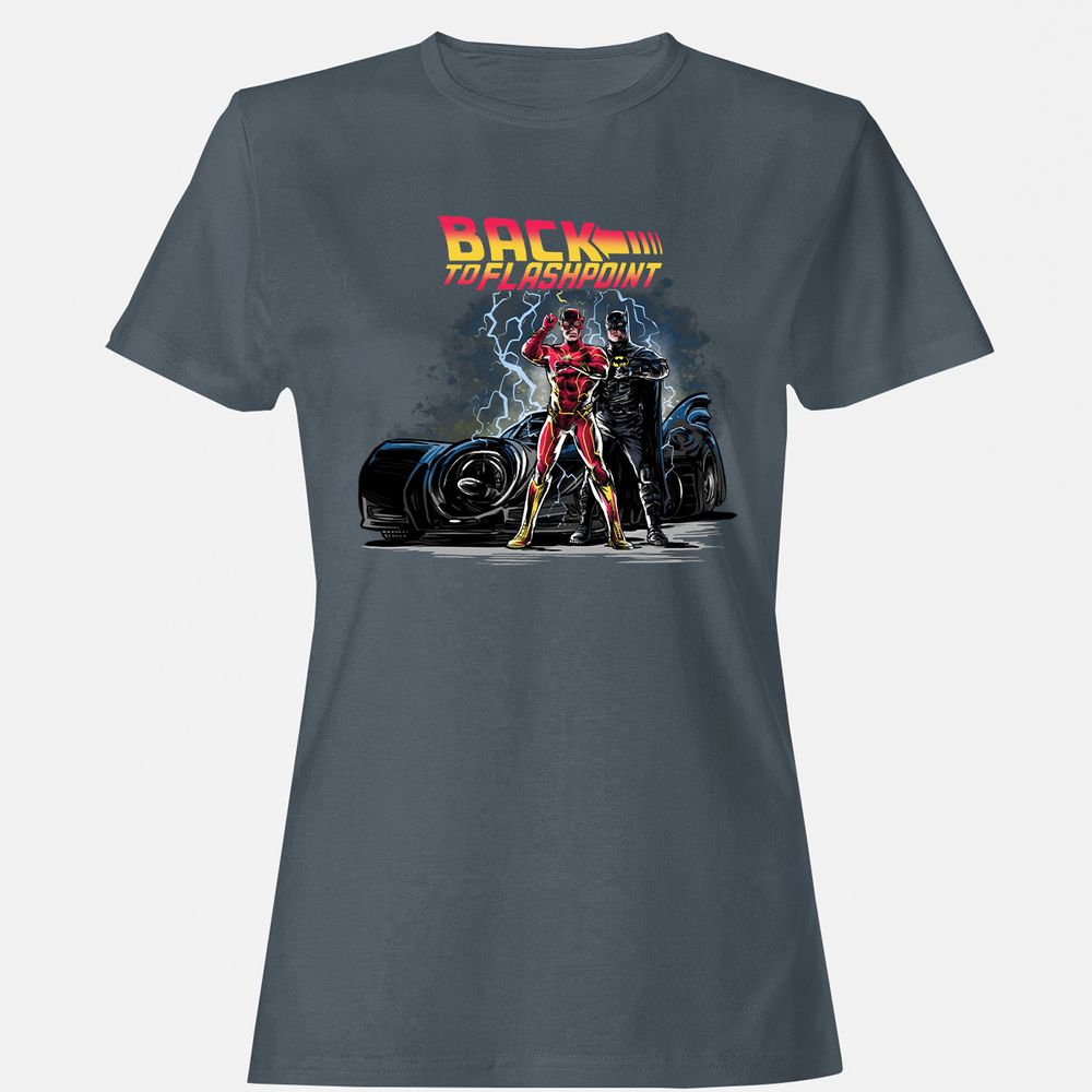 Women's T-Shirt - V7JKSTLU - Charcoal - 3