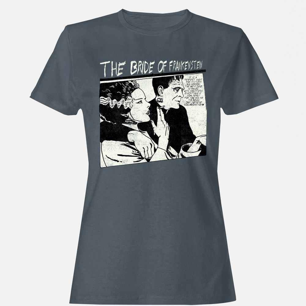 Women's T-Shirt - R6ZUVP4B - Charcoal - 3