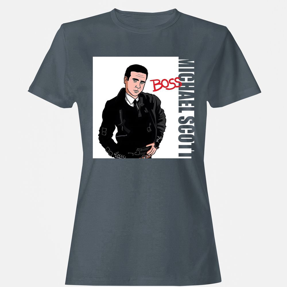 Women's T-Shirt - 4FYU7LHG - Charcoal - 3