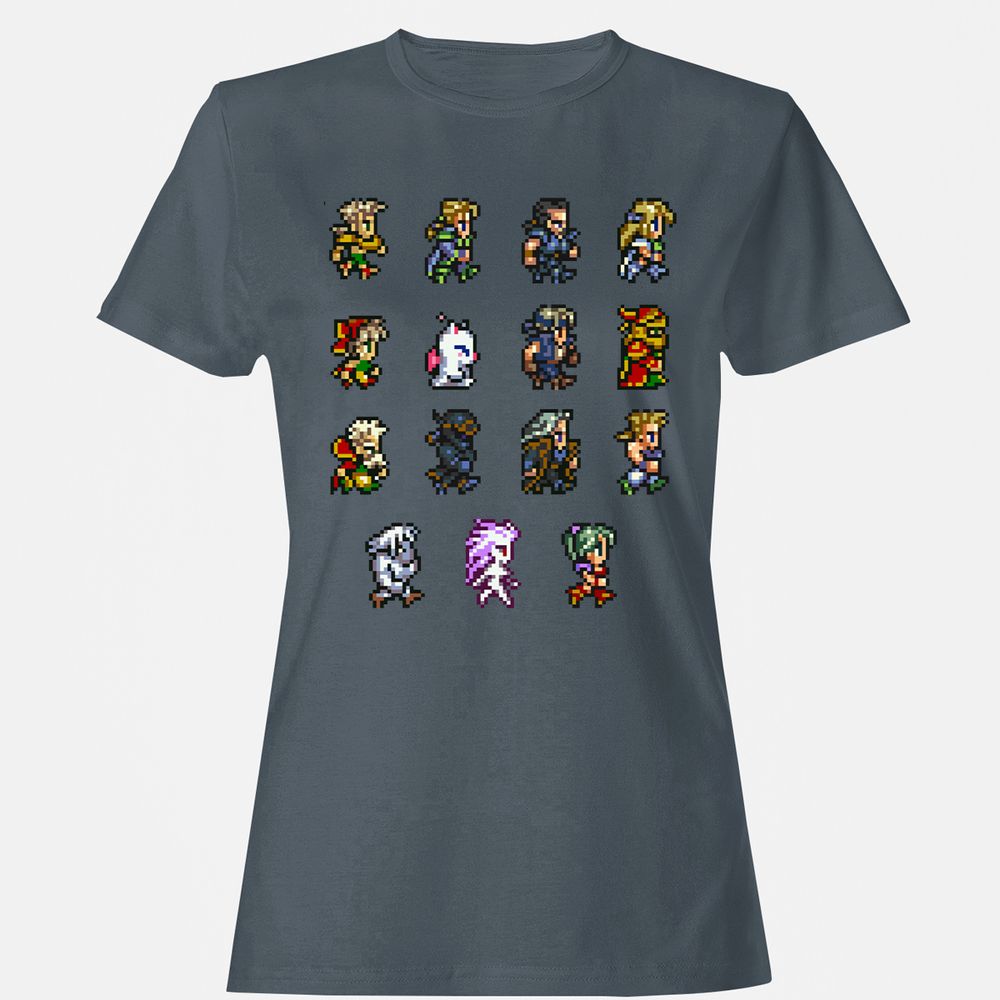 Women's T-Shirt - 9W34E6YA - Charcoal - 3