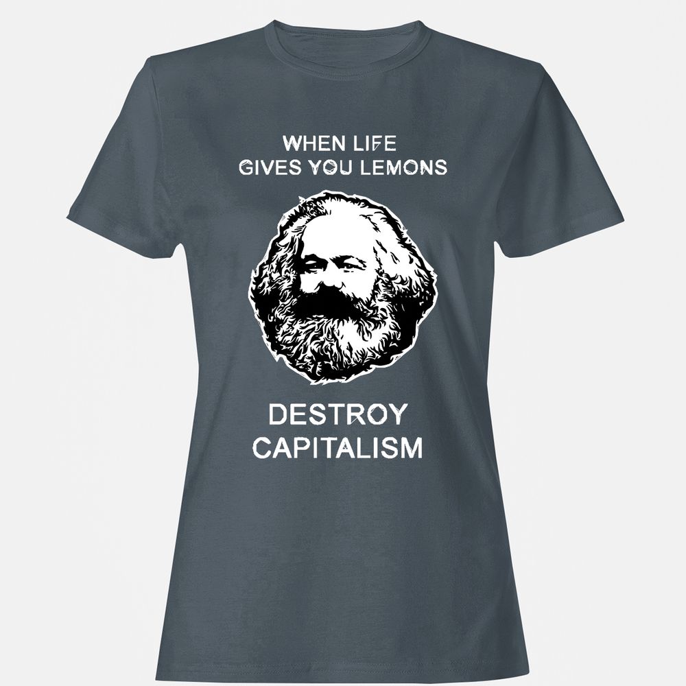 Women's T-Shirt - V77J7KU5 - Charcoal - 3