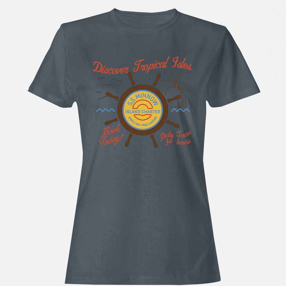 Women's T-Shirt - T3SH5TJ9 - Charcoal - 3