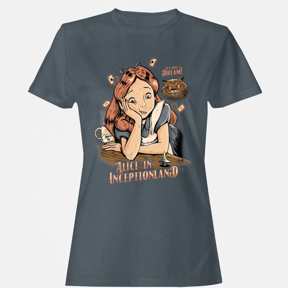 Women's T-Shirt - 7A8E2N9F - Charcoal - 3