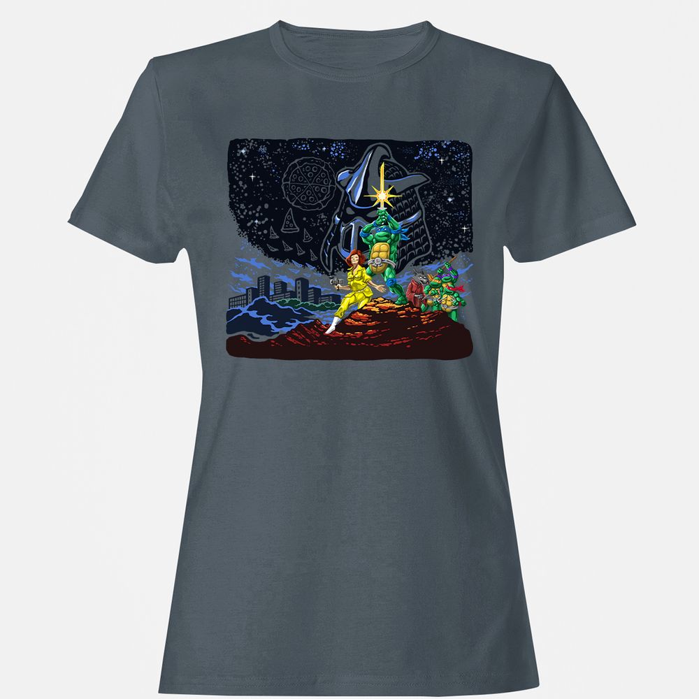 Women's T-Shirt - 4ZWF789H - Charcoal - 3