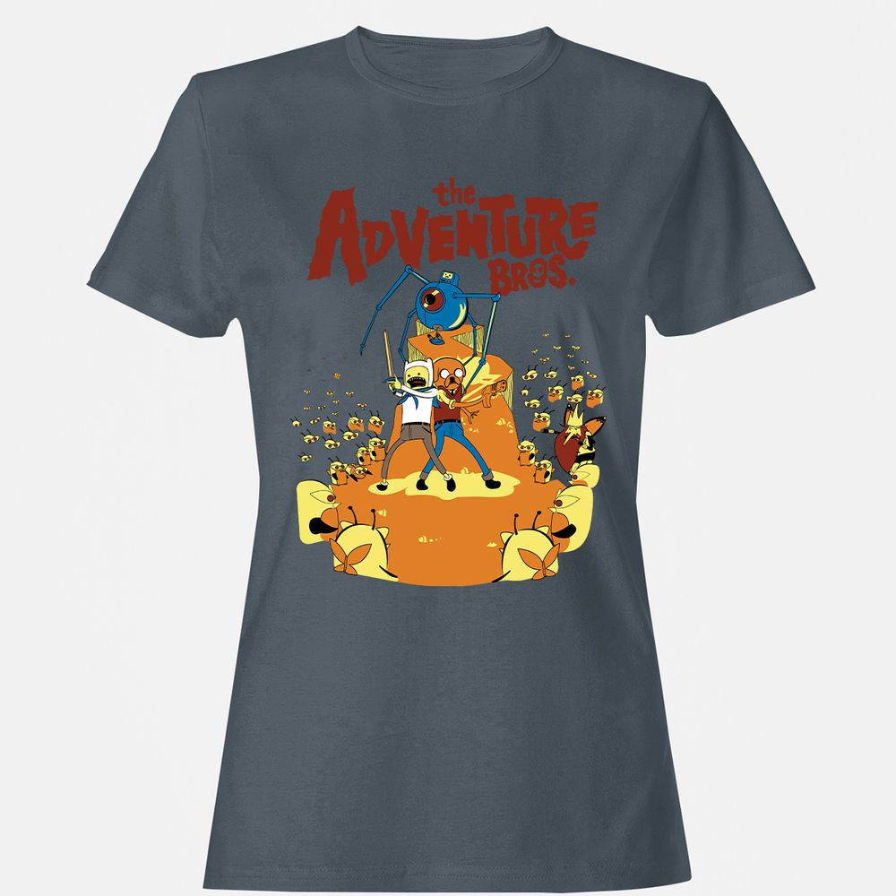 Women's T-Shirt - MDEBCR41 - Charcoal - 3