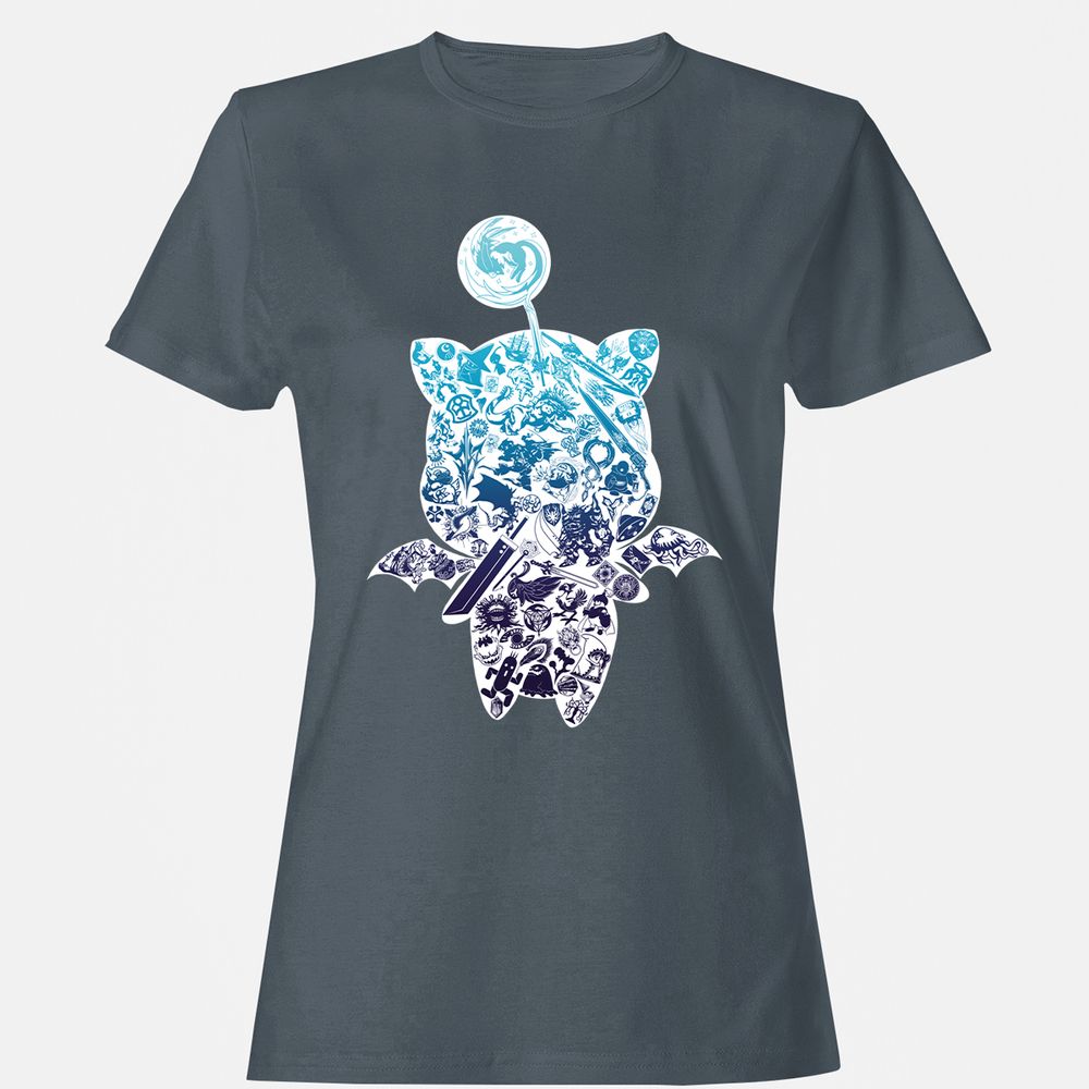 Women's T-Shirt - 3N7JRFHX - Charcoal - 3