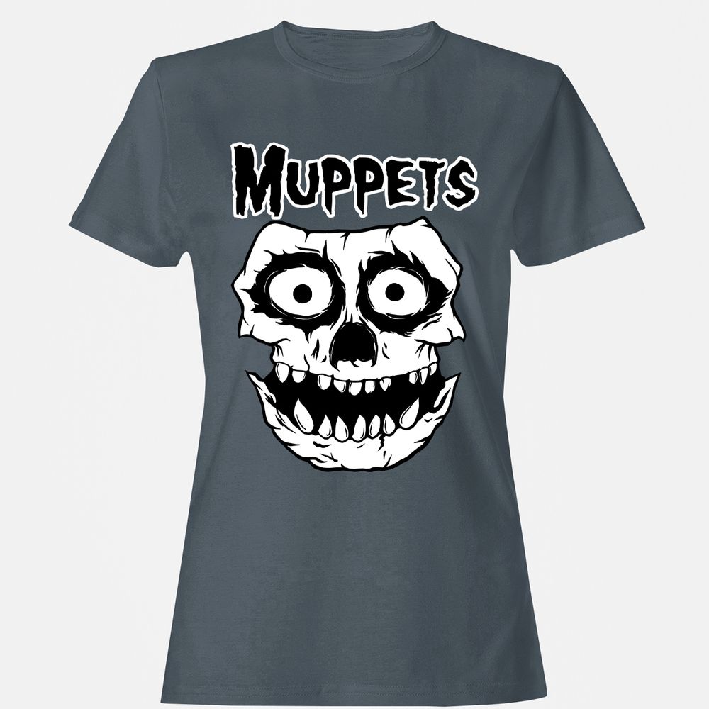 Women's T-Shirt - YEY8UVTQ - Charcoal - 3