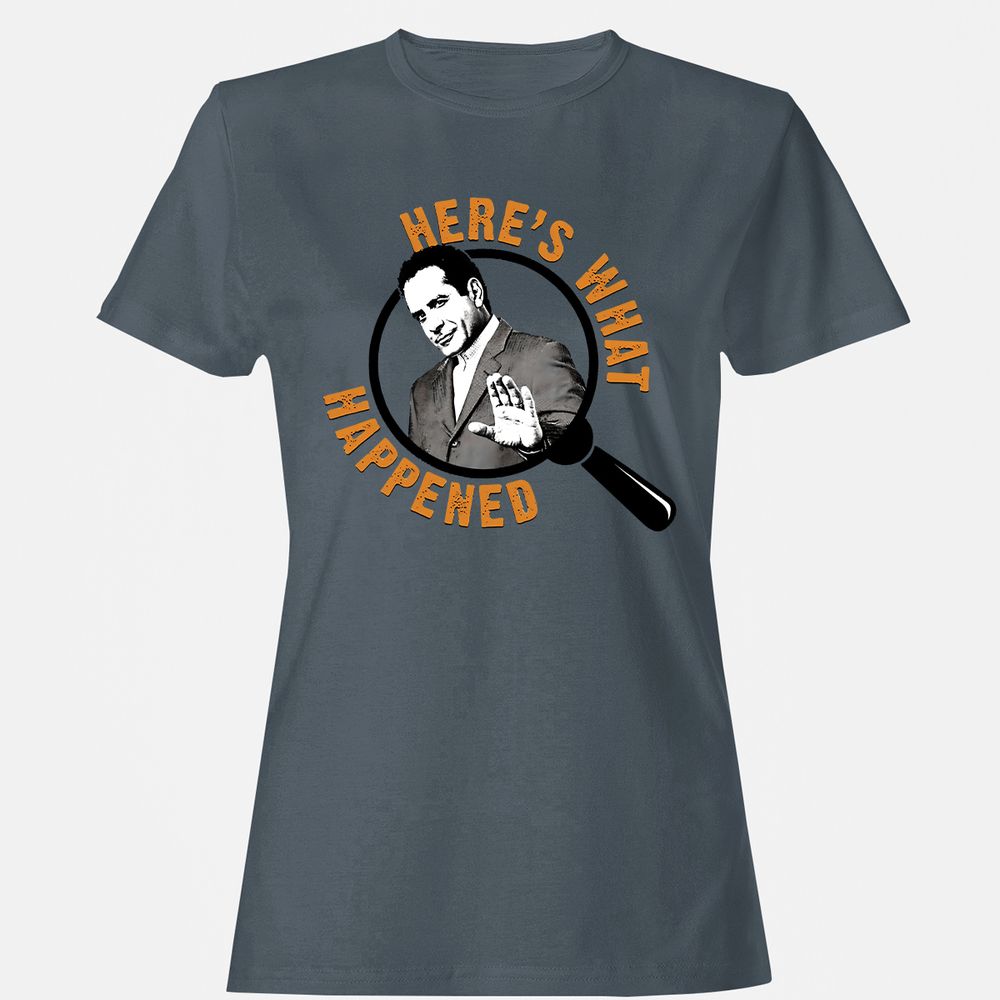 Women's T-Shirt - BNQ7UT5P - Charcoal - 3