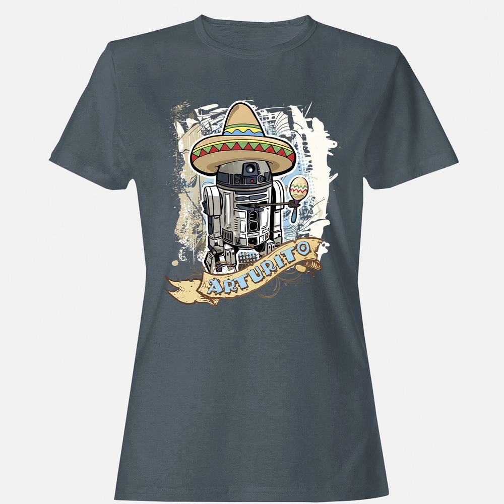 Women's T-Shirt - XQ1TSSE7 - Charcoal - 3