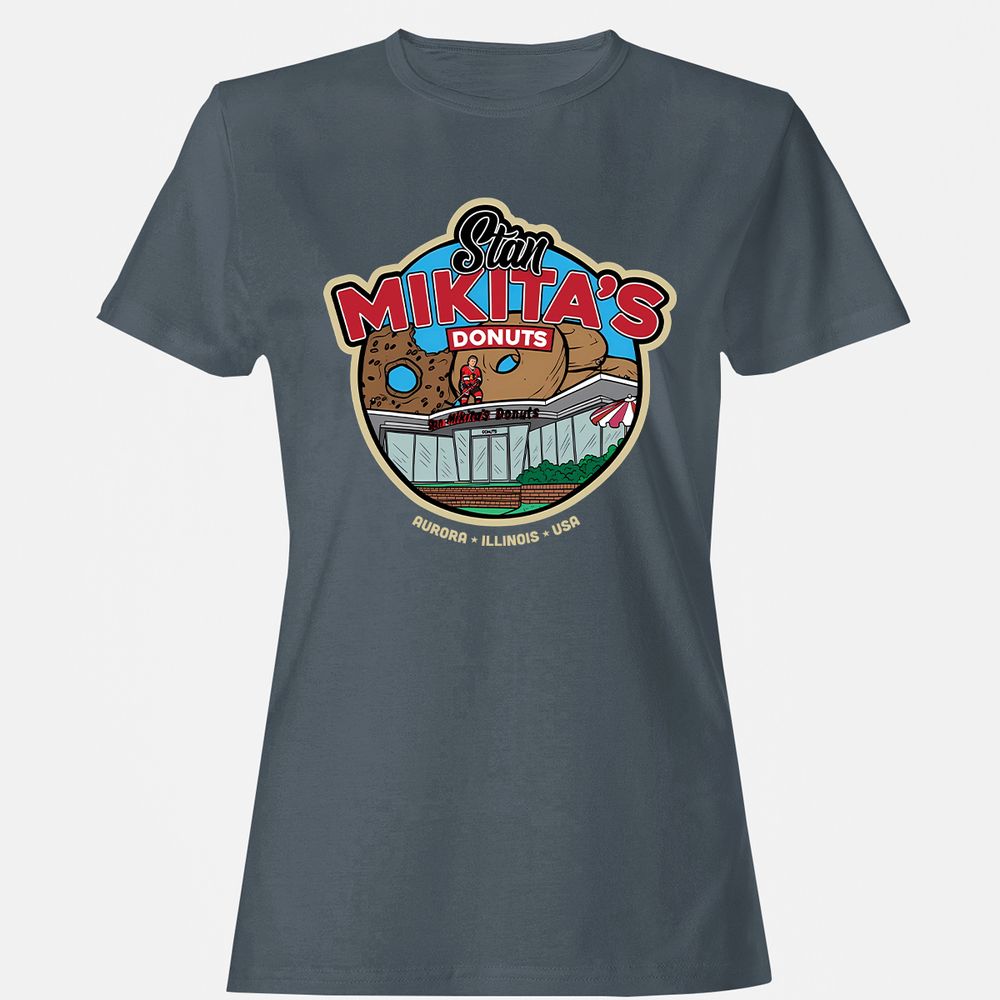 Women's T-Shirt - H3CEQLXD - Charcoal - 3
