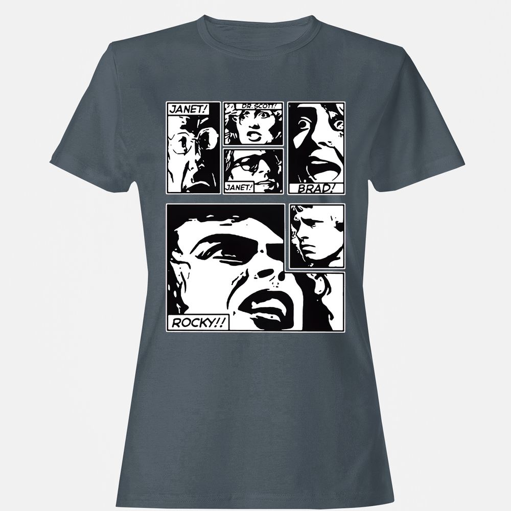 Women's T-Shirt - 5QGZ3CJH - Charcoal - 3