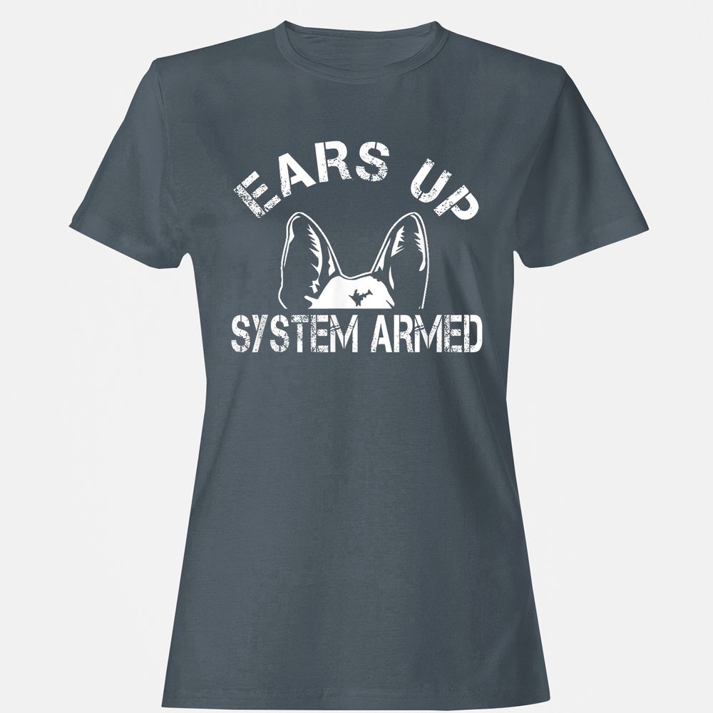 Women's T-Shirt - QJ4HUABL - Charcoal - 3