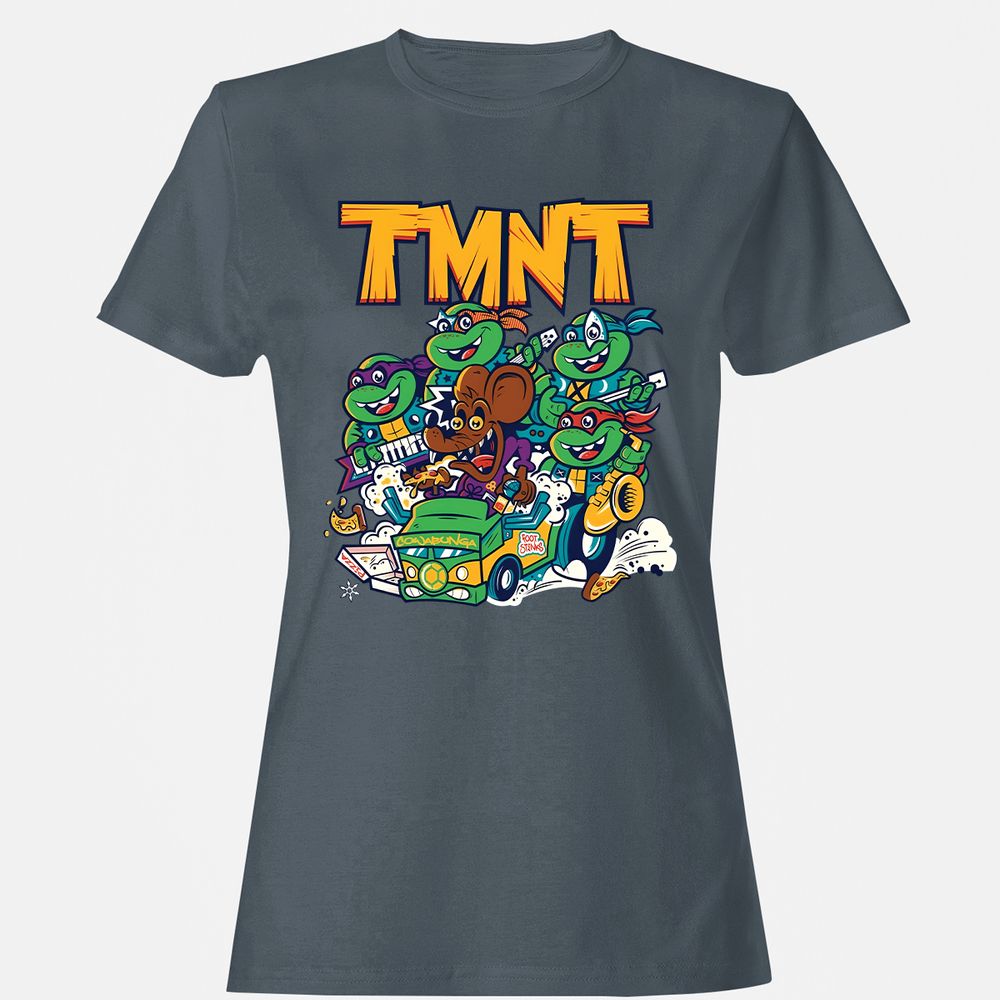 Women's T-Shirt - CDHT4JYP - Charcoal - 3