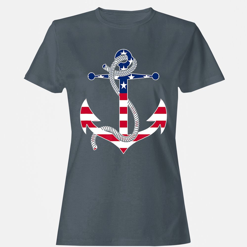 Women's T-Shirt - RRE6YGUL - Charcoal - 3