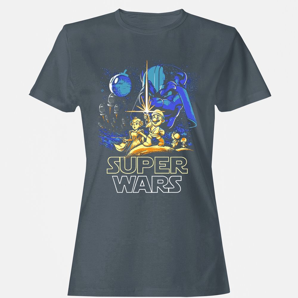 Women's T-Shirt - UUY3SQFH - Charcoal - 3
