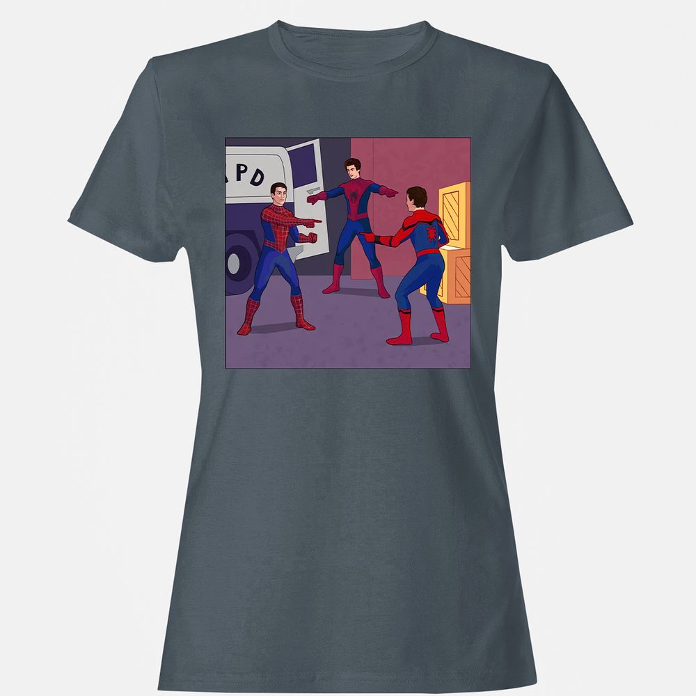 Women's T-Shirt - LZA6NVQV - Charcoal - 3