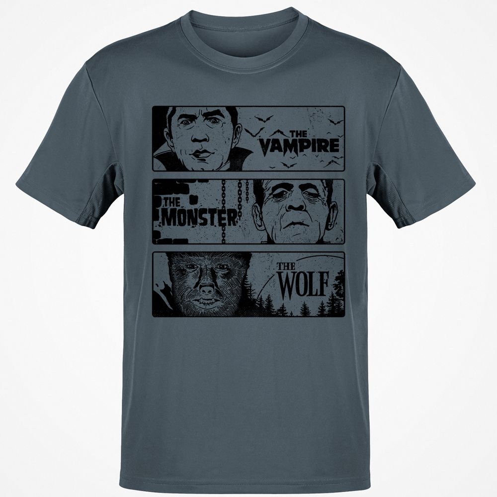 Classic Unisex T-Shirt - B7BT5CT4 - Charcoal - 3
