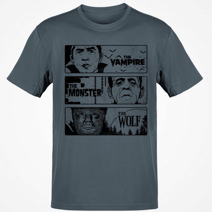 Classic Unisex T-Shirt - B7BT5CT4 - Charcoal - 3
