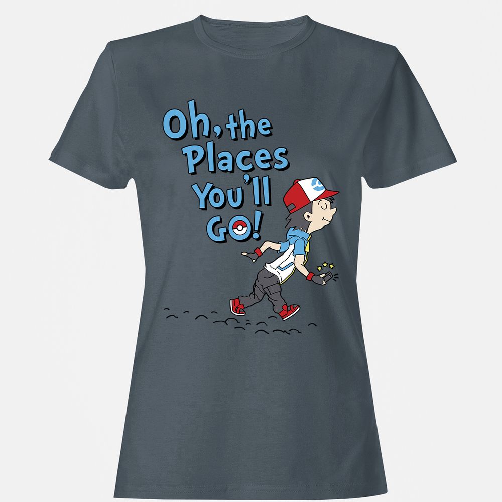 Women's T-Shirt - 1MPNH8FZ - Charcoal - 3