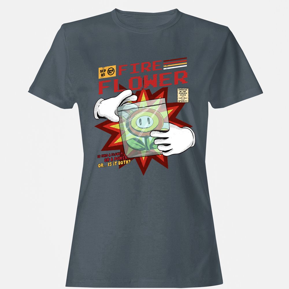 Women's T-Shirt - KP7HGEQS - Charcoal - 3