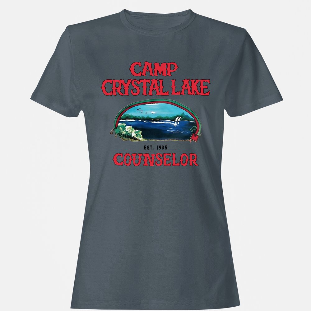 Women's T-Shirt - B3P9PXMU - Charcoal - 3