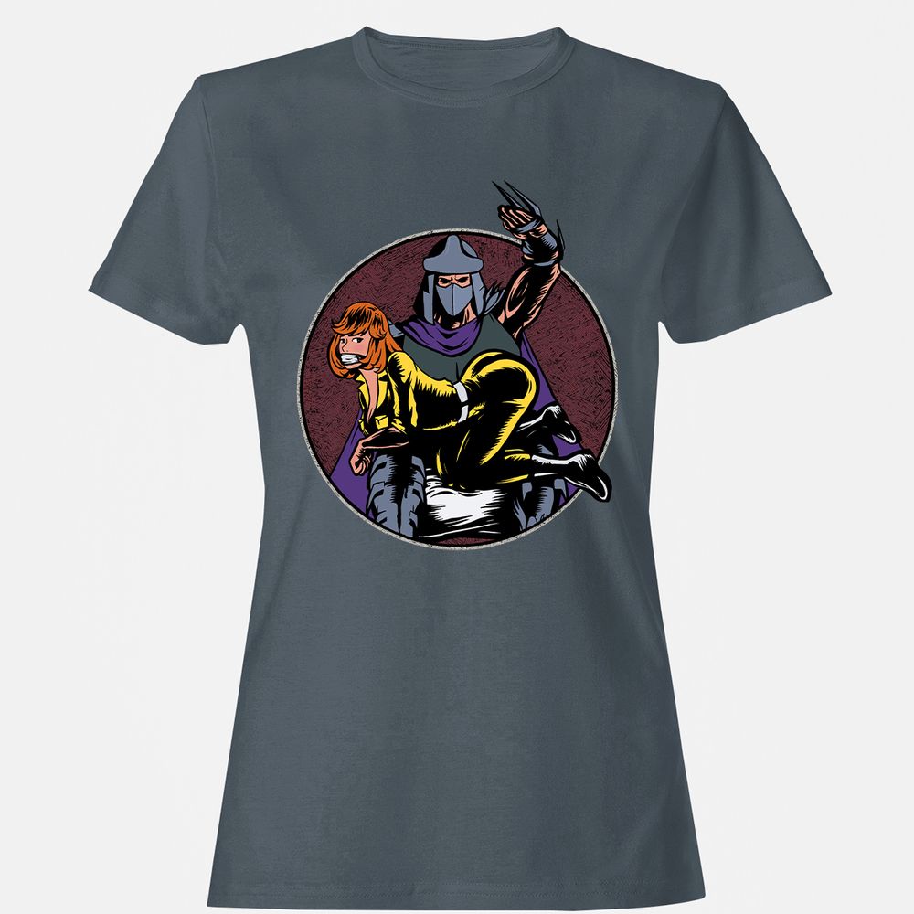 Women's T-Shirt - QZ6C8ENR - Charcoal - 3