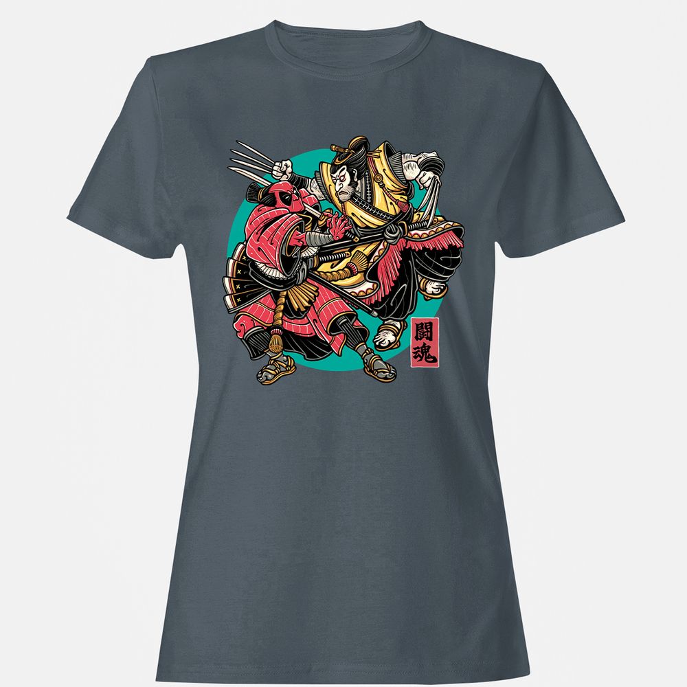 Women's T-Shirt - 3A5LNKXD - Charcoal - 3