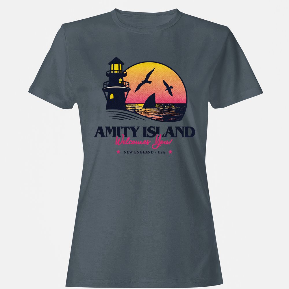 Women's T-Shirt - 3YN3J7GZ - Charcoal - 3