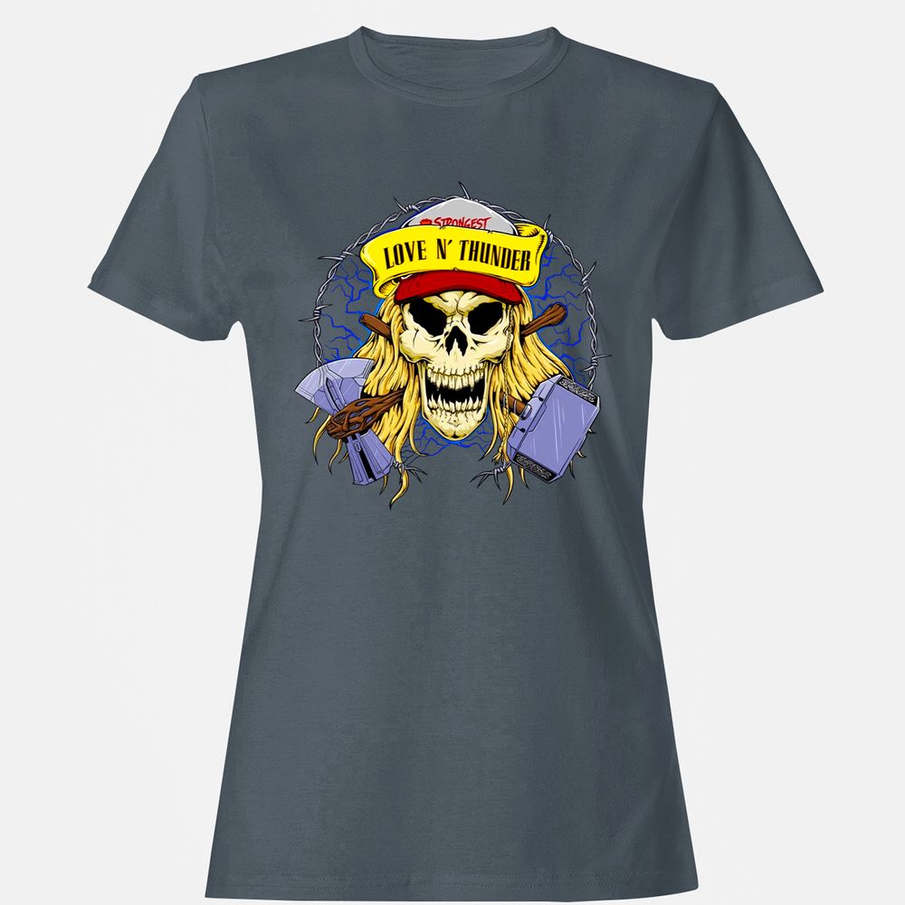 Women's T-Shirt - TVQHSJ5Y - Charcoal - 3