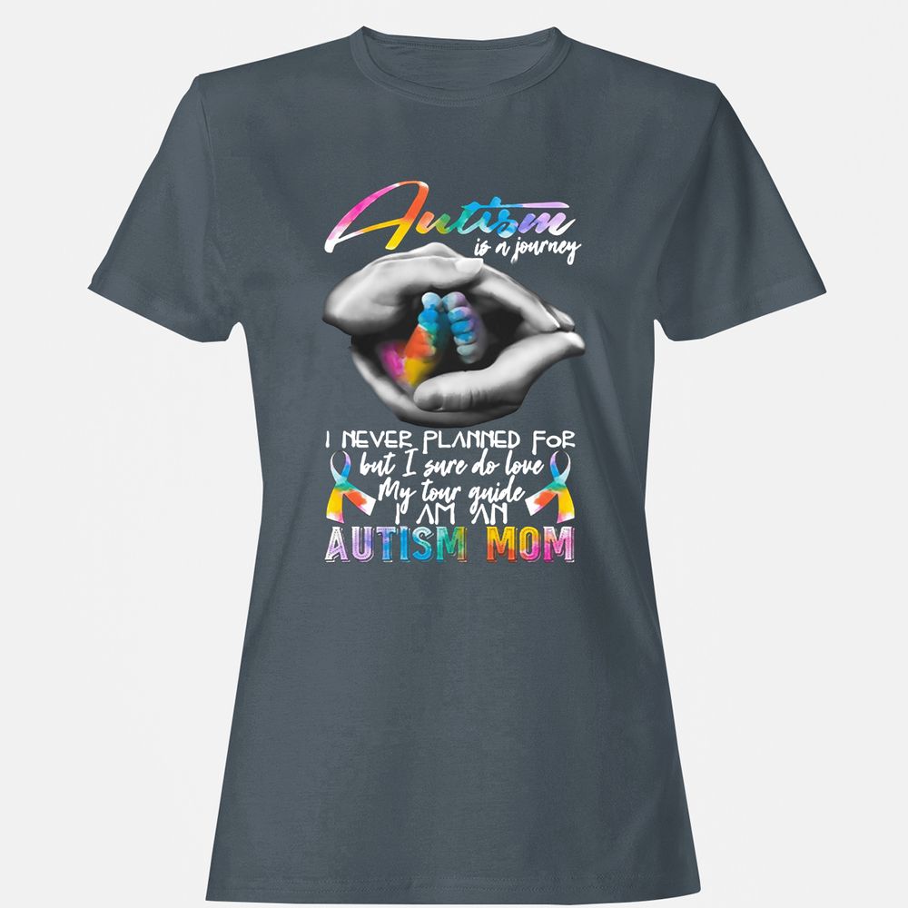 Women's T-Shirt - HGB6WU68 - Charcoal - 3