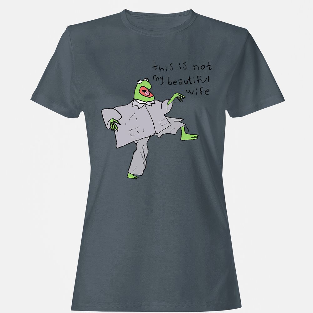 Women's T-Shirt - NC4EN9W2 - Charcoal - 3