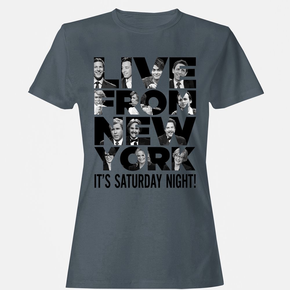 Women's T-Shirt - M8BLZQ5Q - Charcoal - 3