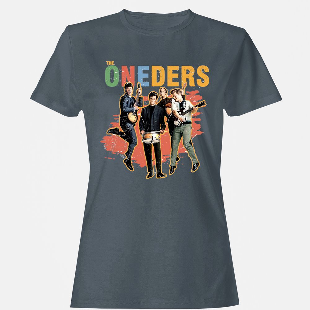 Women's T-Shirt - 3T8DFPL2 - Charcoal - 3