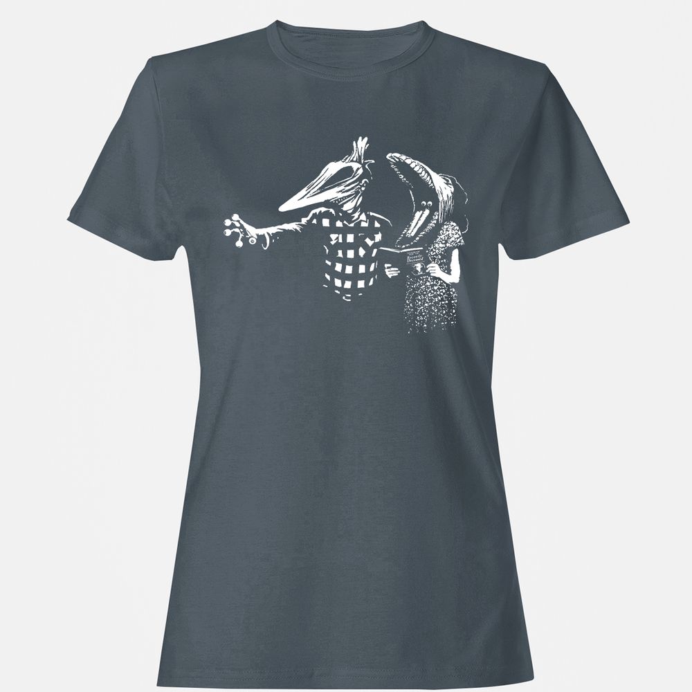 Women's T-Shirt - 6EHKTV36 - Charcoal - 3