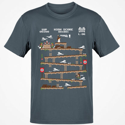 Classic Unisex T-Shirt - JJYJMZCC - Charcoal - 3