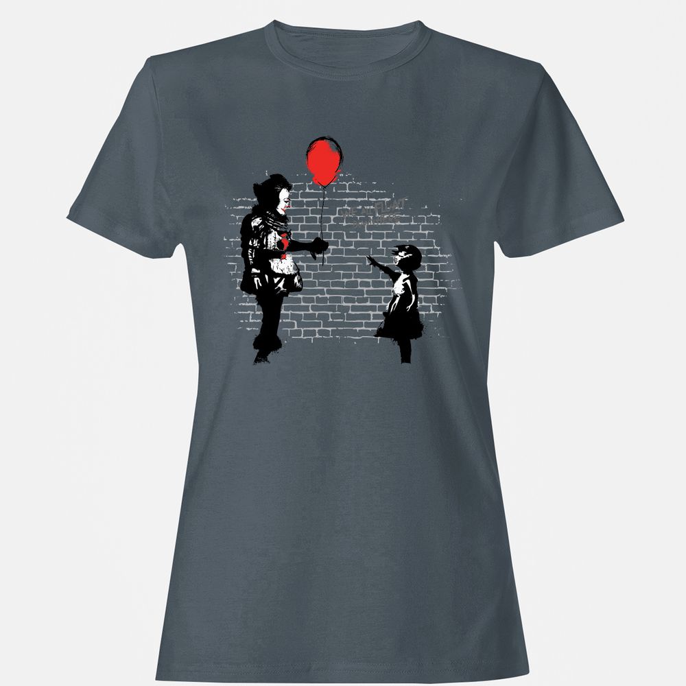 Women's T-Shirt - Q15QVR1R - Charcoal - 3