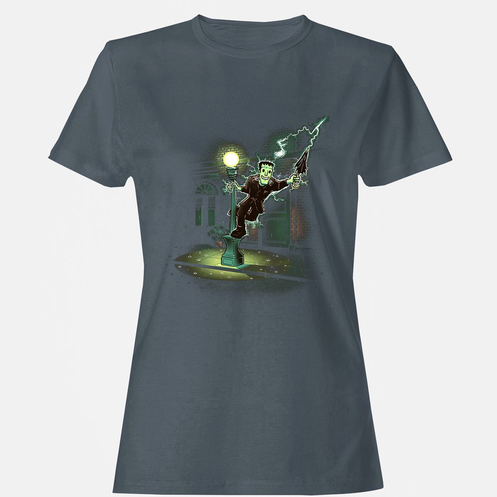 Women's T-Shirt - 29N4DFEF - Charcoal - 3