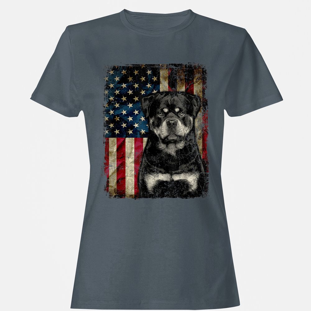 Women's T-Shirt - FRF3S7Y2 - Charcoal - 3