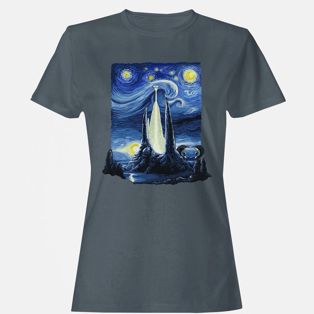 Women's T-Shirt - Q8VD7K95 - Charcoal - 3