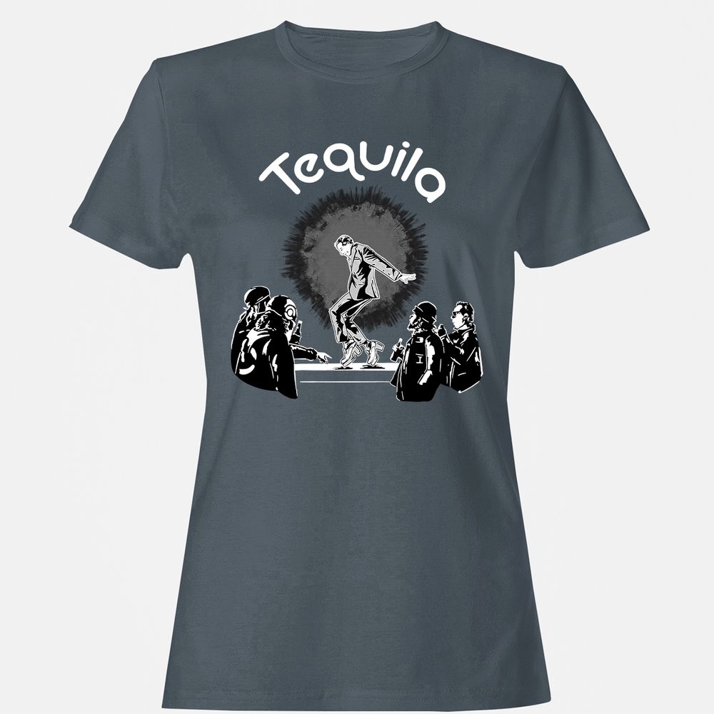 Women's T-Shirt - B39PJ4AP - Charcoal - 3